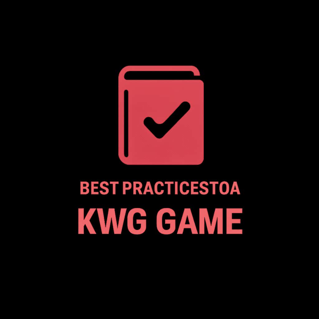 An icon symbolizing best practices for KWG Game.