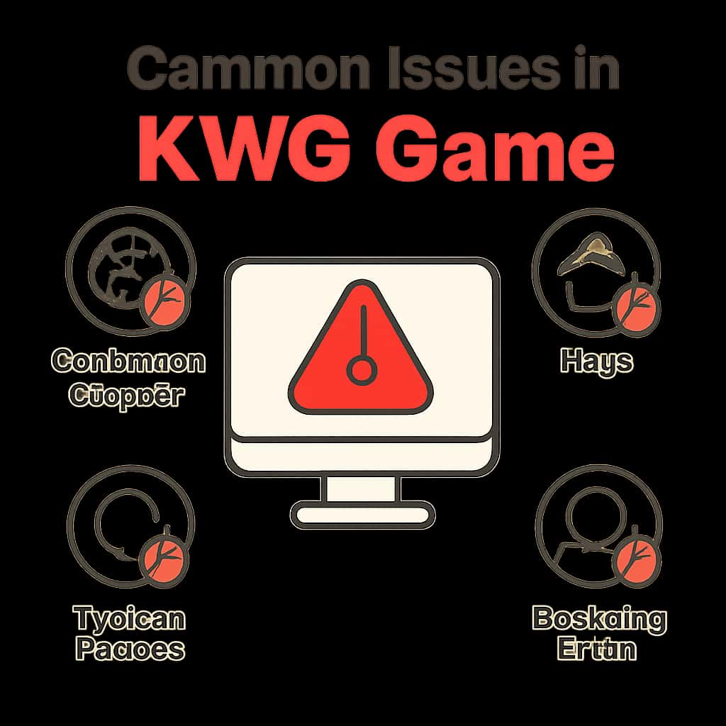 Illustration explaining common issues in KWG Game.