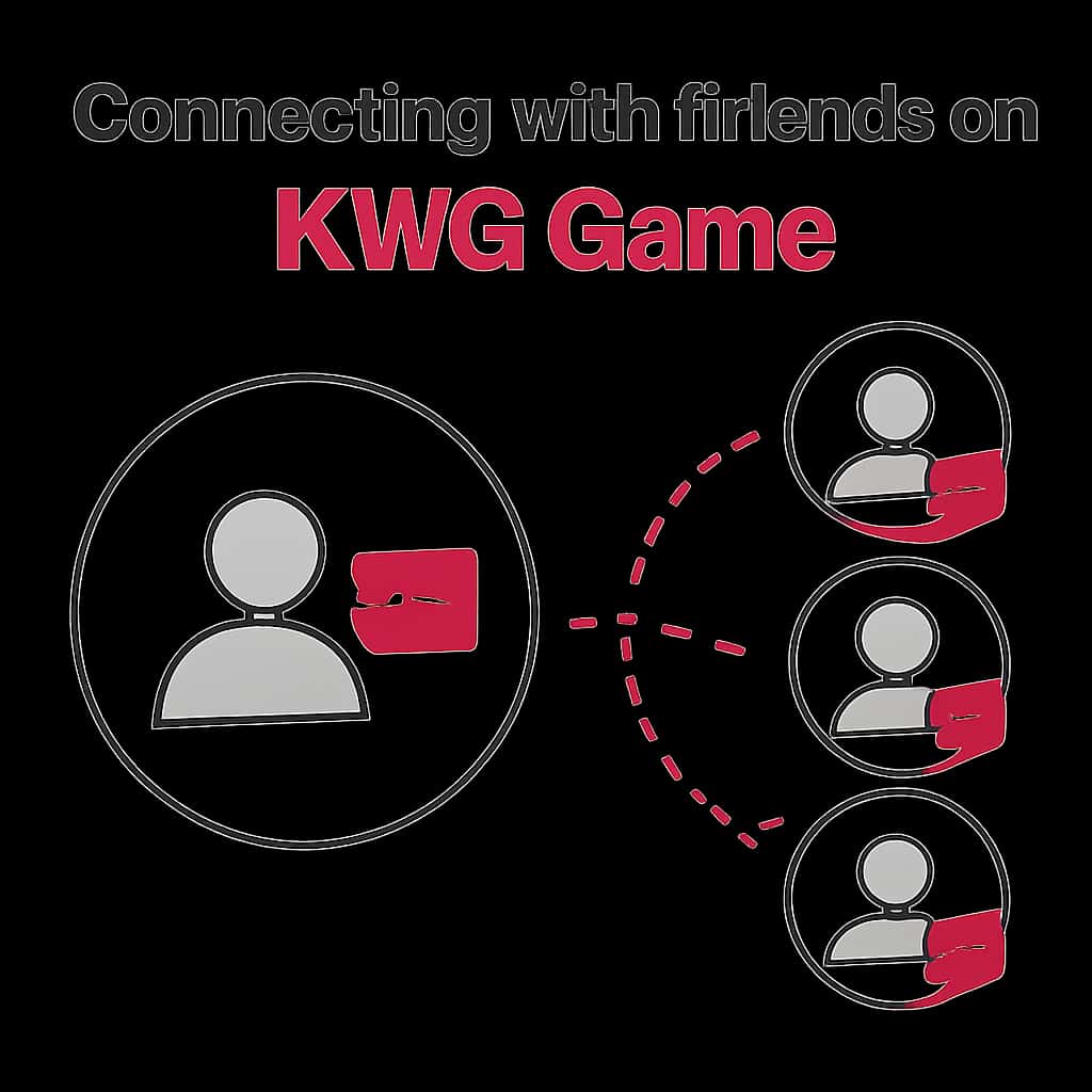 An educational diagram illustrating connection features in KWG Game.