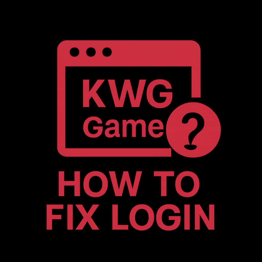 An icon representing support for KWG Game login issues.