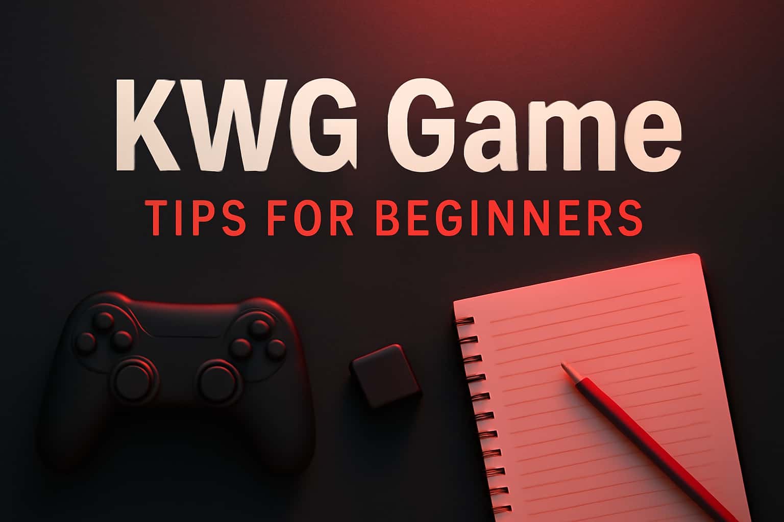 A high-tech representation of KWG Game Tips for Beginners in a futuristic setting.
