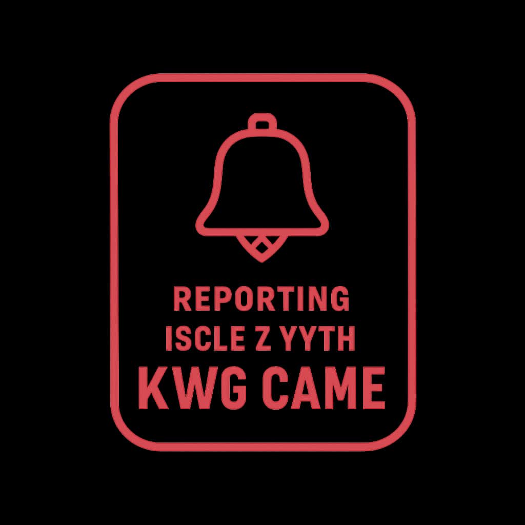 An icon representing reporting issues with the KWG Game.