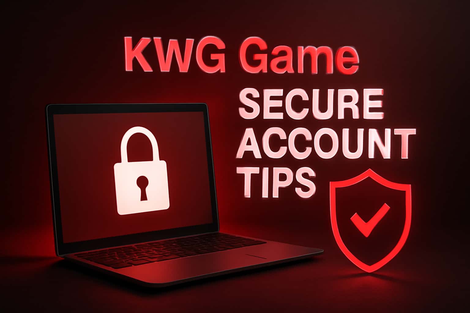 An illustrative scene highlighting tips for secure KWG Game accounts.