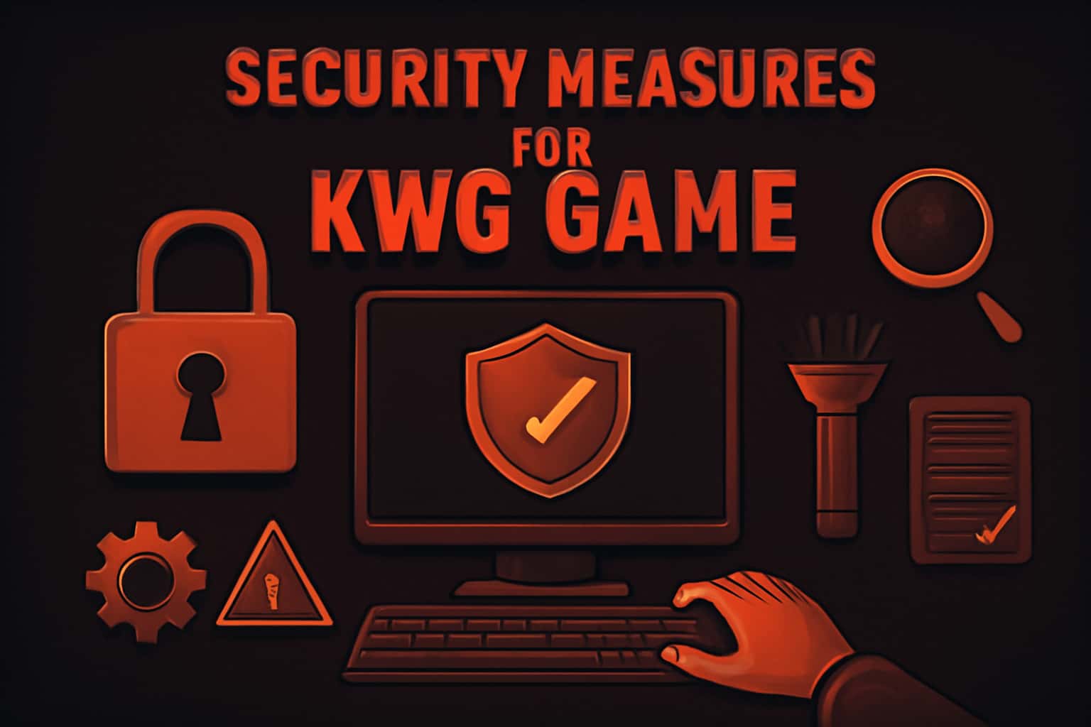 An informative visual representation of security measures implemented in the KWG Game.