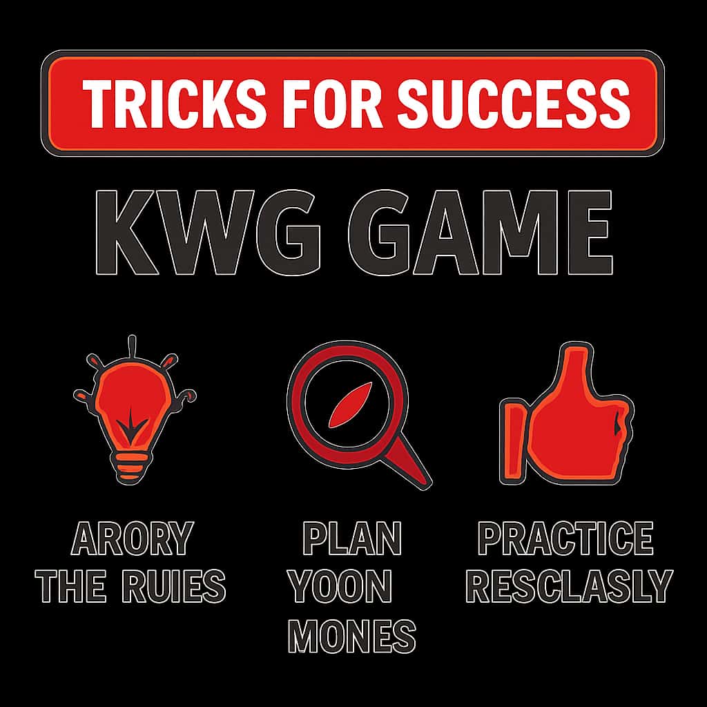 Illustration of account security tips for KWG Game.