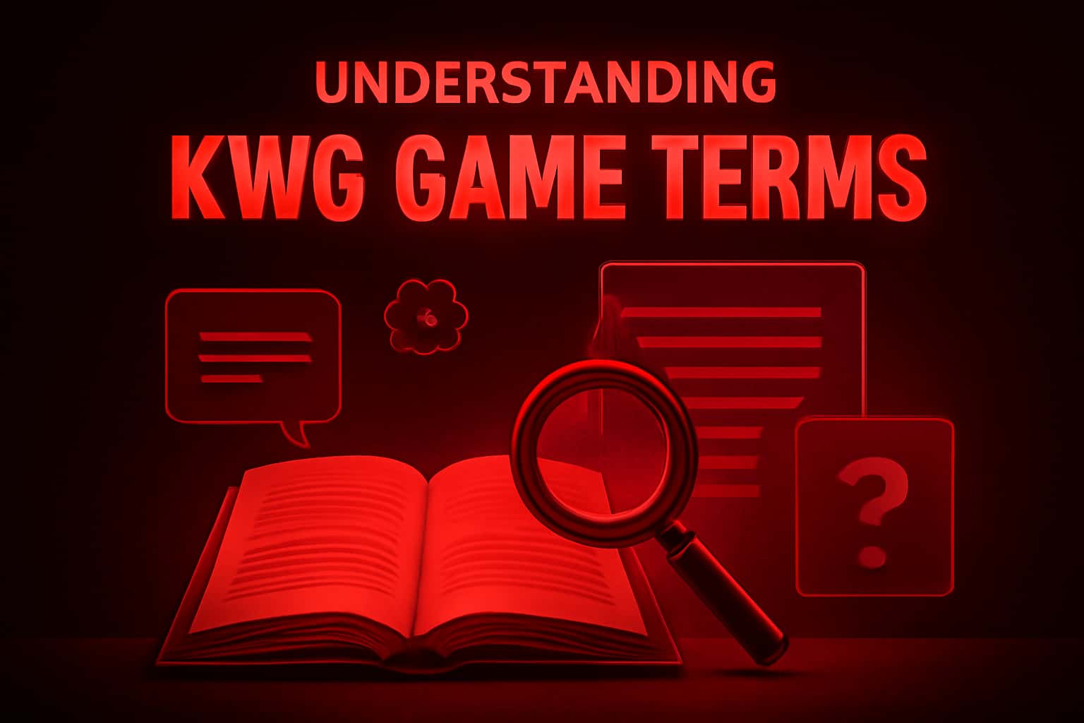 Informational graphic about KWG Game terms.