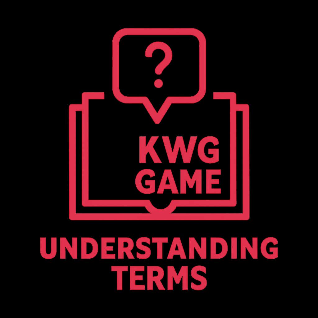Badge representing KWG Game terms guide.
